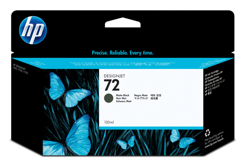 HP cartucho inkjet negro mate nº 72 130ml