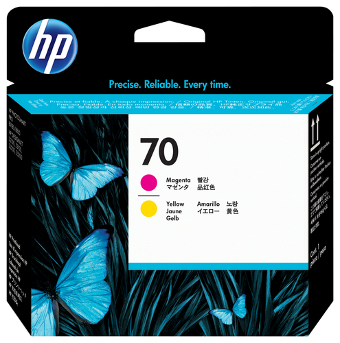 HP capçal injeccio tinta nº 70 amarillo / magenta