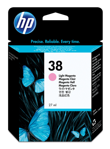 Cartutx tinta original HP 38 pigment. magenta