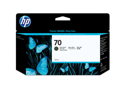 Hp cartucho inkjet nº 70 negro mate / b9180