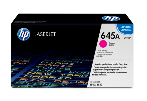 Cartucho tóner original LaserJet HP 645A magenta