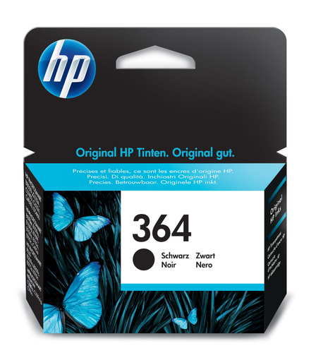 Cartucho de tinta original HP 364 negro