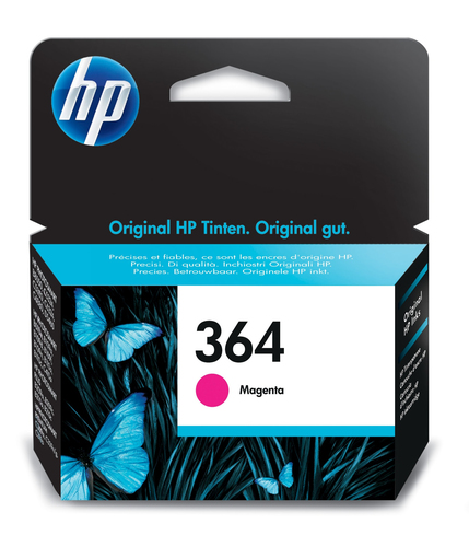 Cartucho de tinta original HP 364 magenta