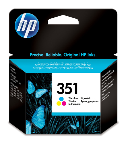 Cartucho de tinta original HP 351 tricolor