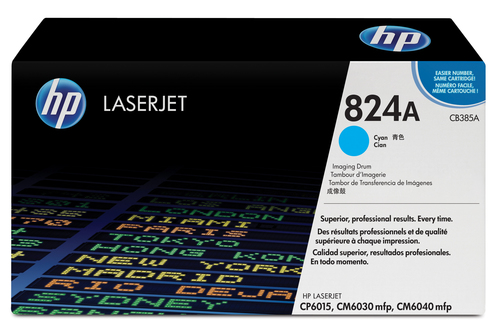 Tambor de imágenes LaserJet HP 824A cian
