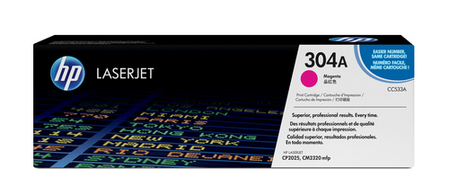 Cartucho tóner original CC533A HP 304A magenta