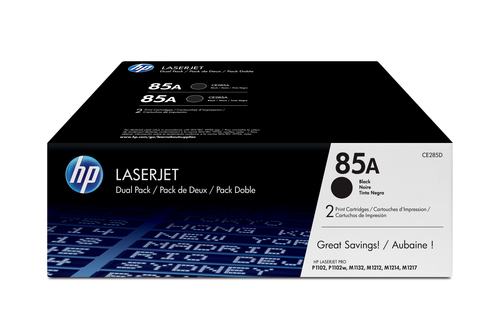 Pack estalvi CE285AD 2 tòner originals HP 85A