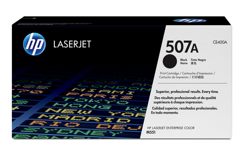 Cartutx de tòner original LaserJet HP 507A negre