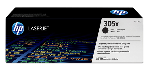 Cartucho tóner original LaserJet HP 305X negro