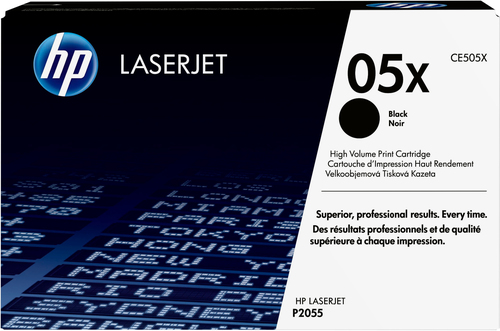 Cartucho de tóner original LaserJet HP 05X negro