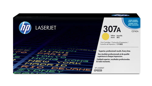 Cartucho tóner original LaserJet HP 307A amarillo