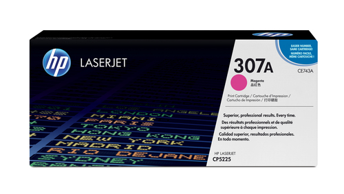 Cartucho tóner original LaserJet HP 307A magenta