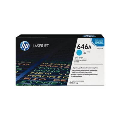 HP tòner original LaserJet 646A cian OPS