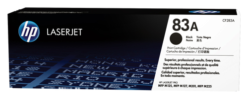 Cartutx tòner original CF283A HP 83A negre