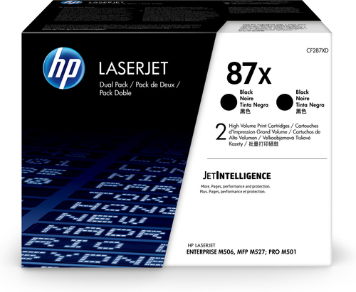 Pack 2 tòner negre Originals HP LaserJet 87X