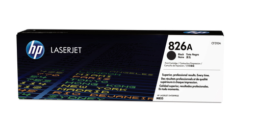 Cartucho de tóner original LaserJet HP 826A negro