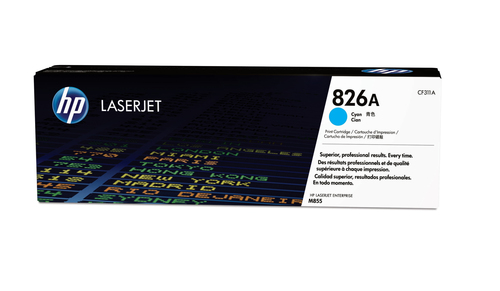 Cartutx de tòner original LaserJet HP 826A cian