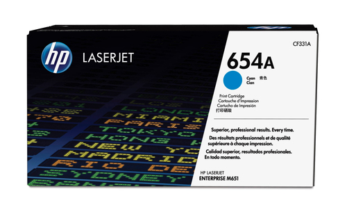 HP tóner cian Laserjet m651