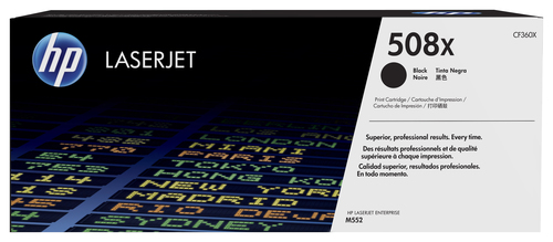 HP tòner Laserjet m552 m553 negre 508x