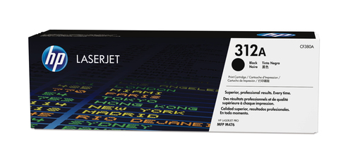 Cartutx de tòner original LaserJet HP 312A negre