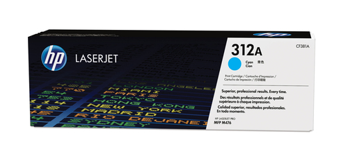 Cartutx de tòner original LaserJet HP 312A cian
