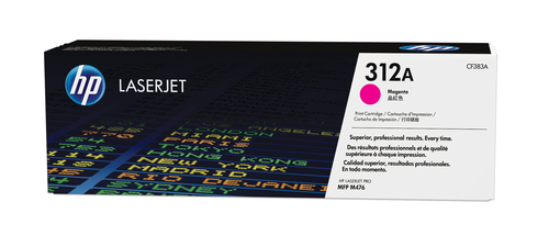 Cartutx tòner original LaserJet HP 312A magenta