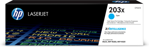 Cartutx de tòner original LaserJet HP 203X cian