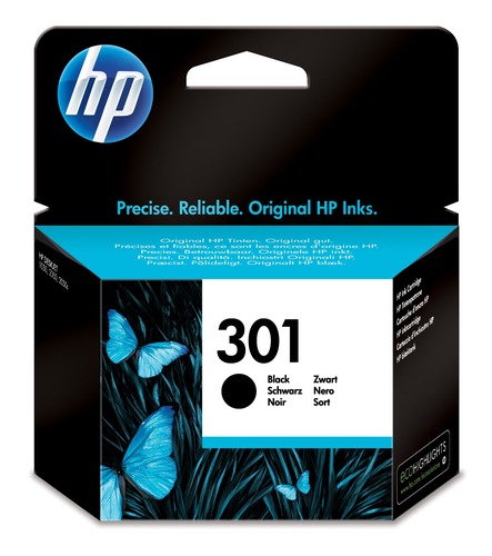 Cartutx de tinta original HP 301 negre