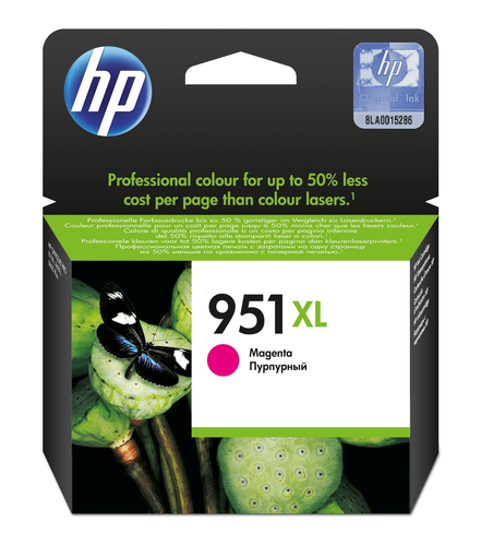 Cartucho de tinta original HP 951xl magenta