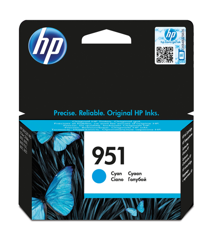 Cartutx de tinta original HP 951 cian