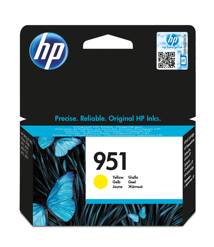 Cartutx de tinta original HP 951 groc