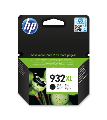 Cartucho de tinta original HP 932xl negro