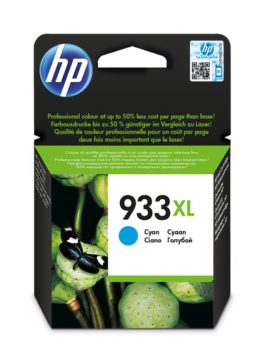 Cartutx de tinta original HP 933XL cian