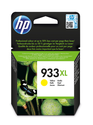Cartutx de tinta original HP 933xl groc