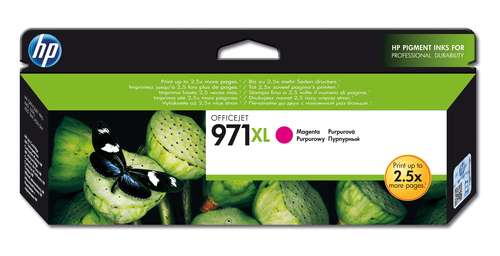 Cartucho de tinta original HP 971xl magenta