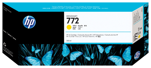 Cartutx de tinta original HP 772 groc