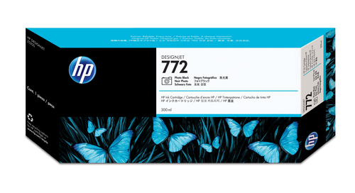Cartucho de tinta original HP 772 negro photo