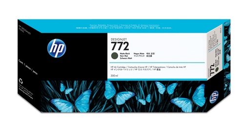Cartutx de tinta original HP 772 negre mate