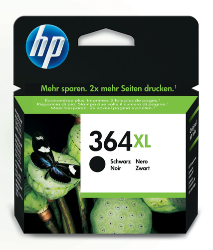 Cartucho de tinta original CN684EE HP 364XL negro