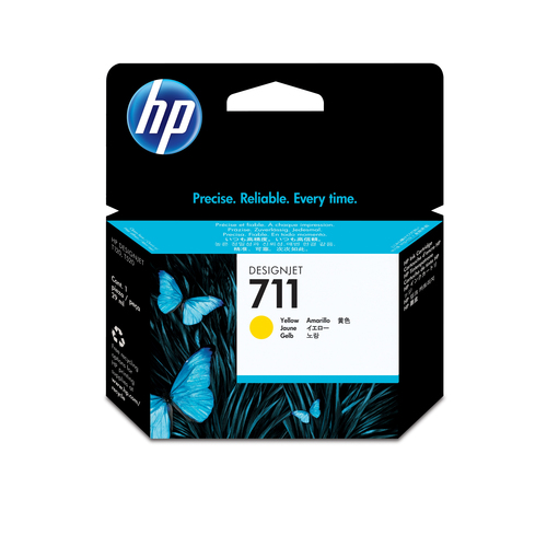 HP cart. d’injecció de tinta groga 711 29ml