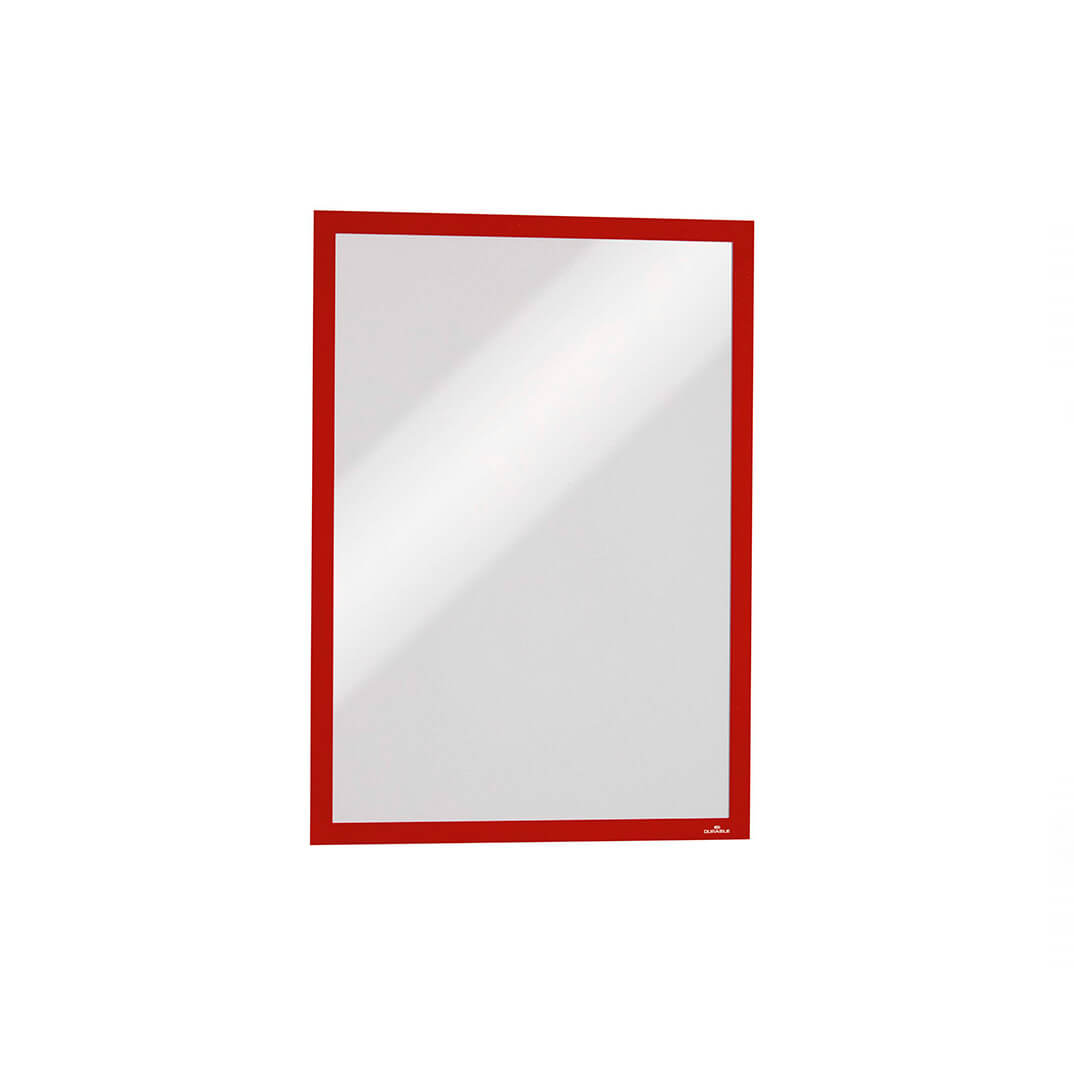 Marc magnètic Duraframe® A3 vermell (pack 5)