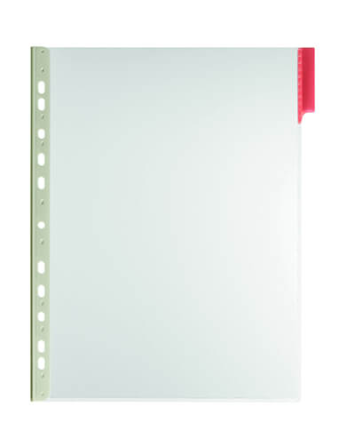 Funda classificadora A4 vermella