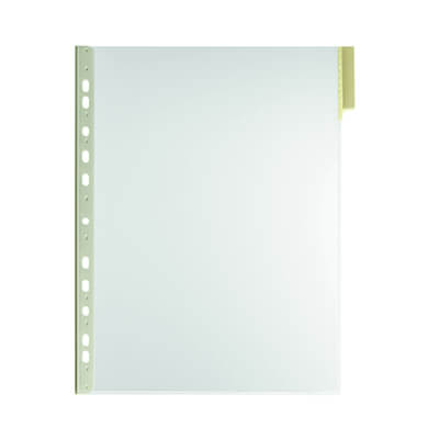 Funda classificadora A4 groga