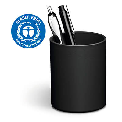 Cubilete portalápices ECO negro
