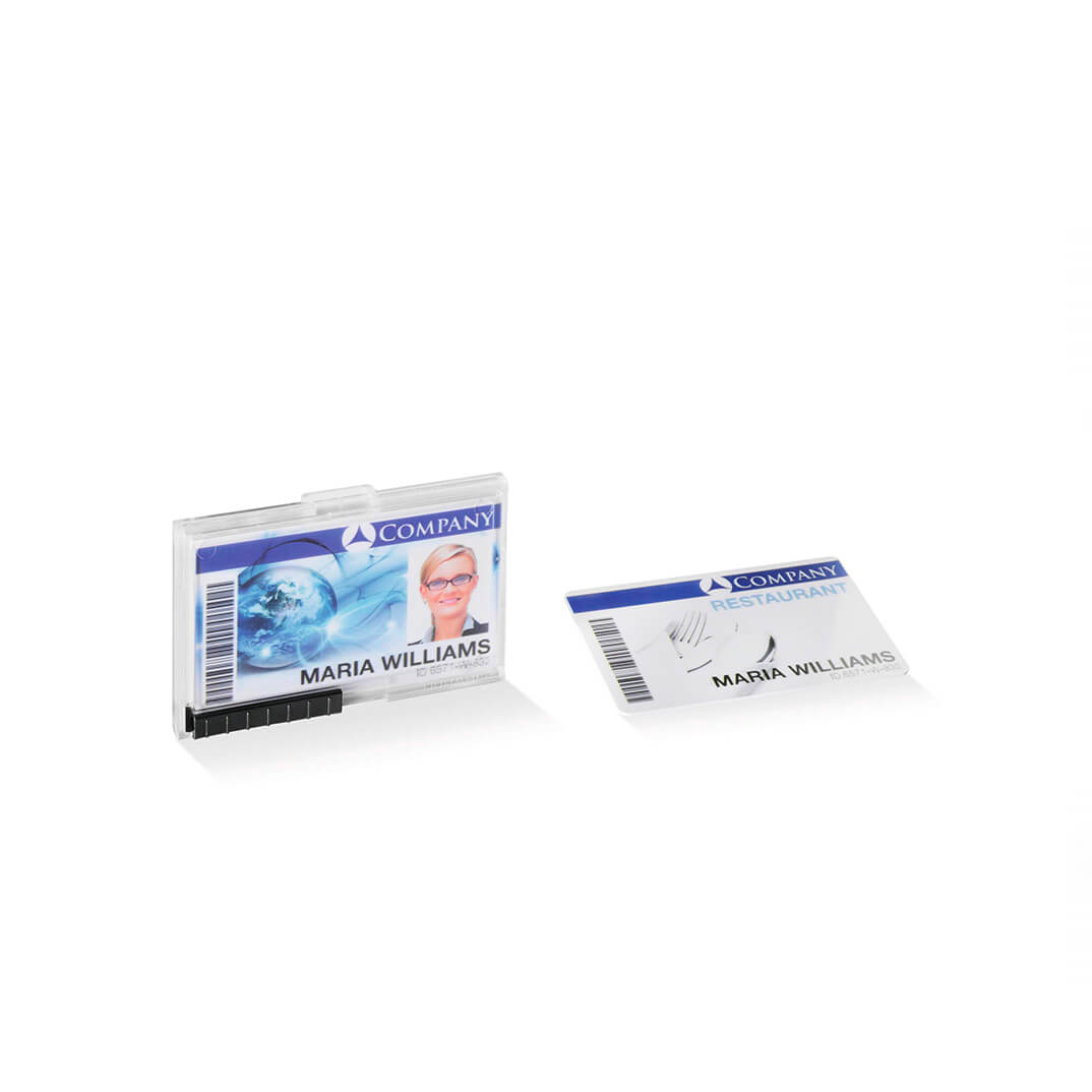 Caixa 10 identificadors Durable Pushbox p/2 tarj