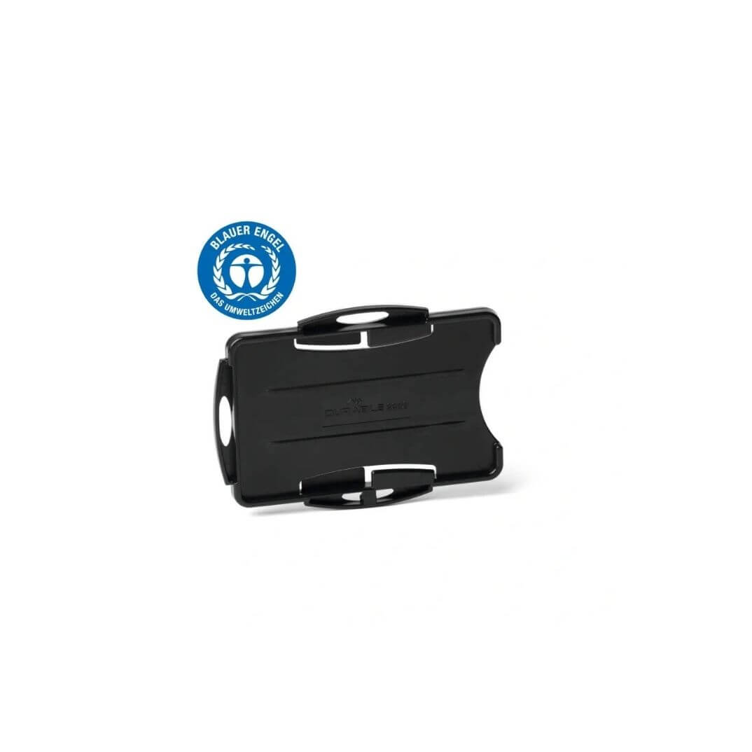Identificador seguretat ECO 2 targetes negre (10u)
