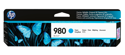 Cartutx de tinta original HP 980 cian