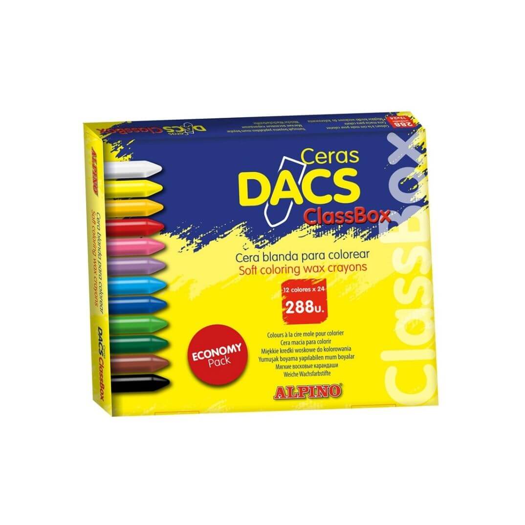 Caixa 288 Dacs de colors "Economy pack"