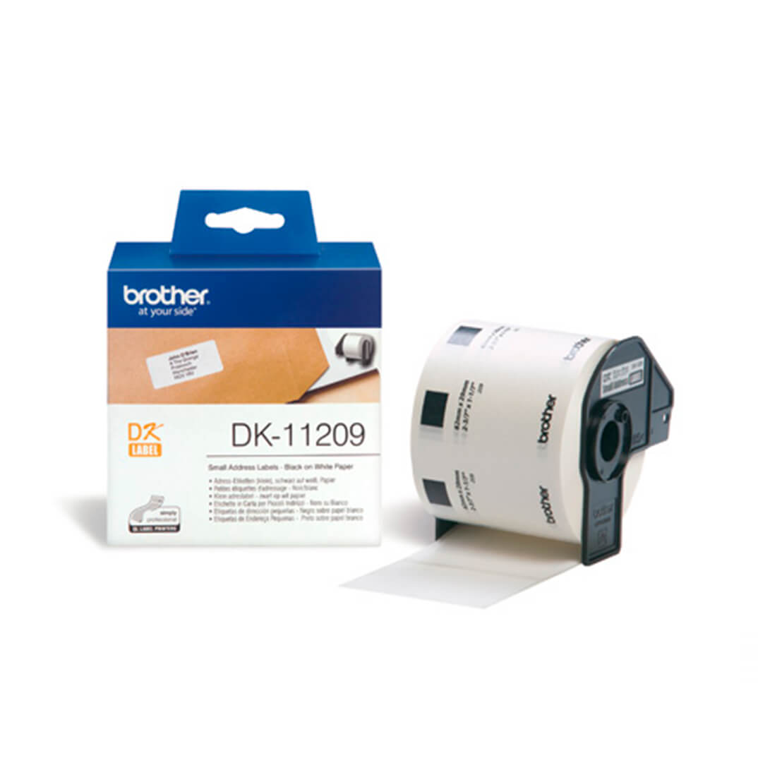 Etiquetas de papel térmico Brother DK11209