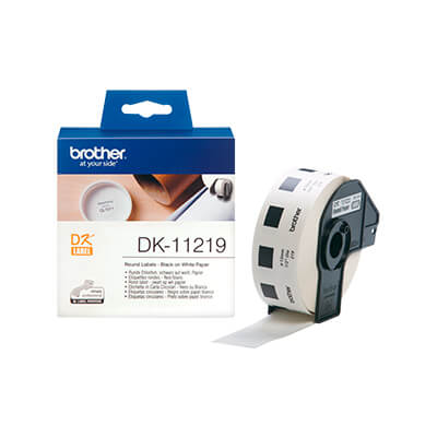 Etiquetas circulares Brother DK11219